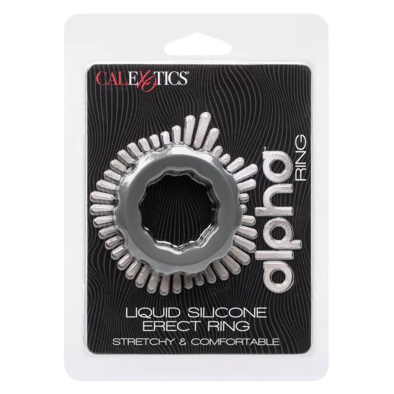 CALEXOTICS - ALPHA ERECT RING GREY - Kink&Play