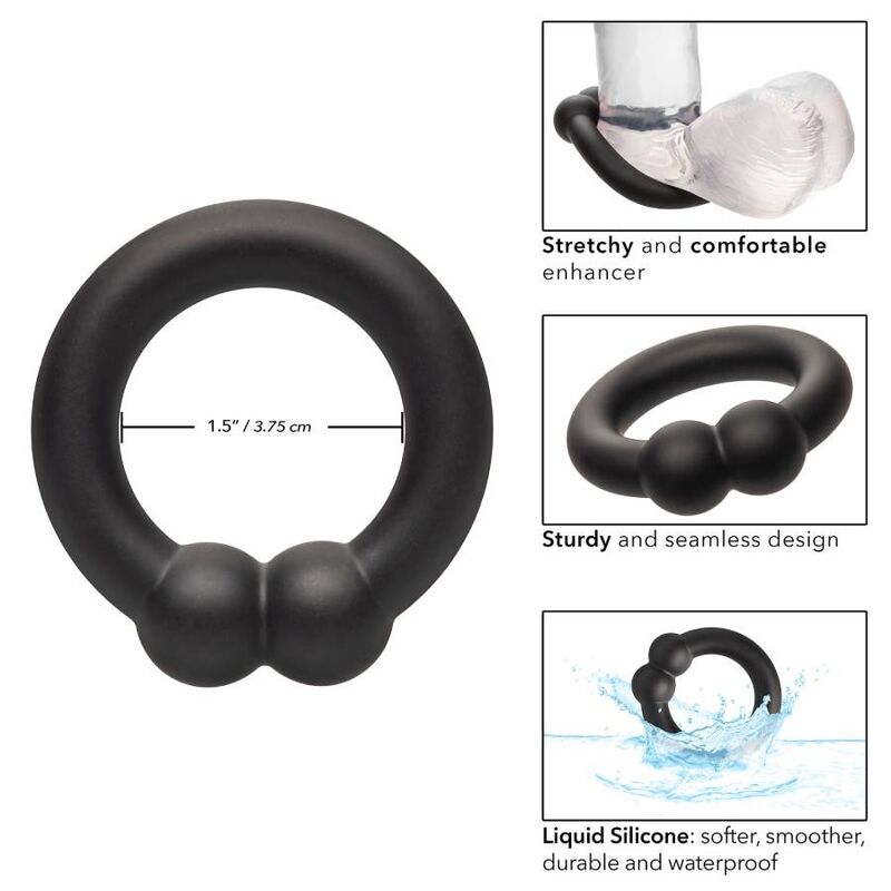 CALEXOTICS - ALPHA MUSCLE RING BLACK - Kink&Play