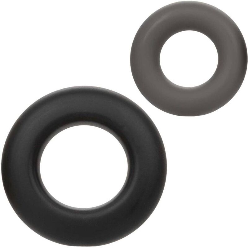 CALEXOTICS - ALPHA PROLONG SET OF 2 RING GREY - Kink&Play