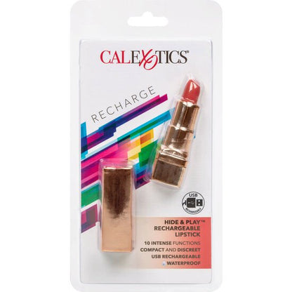 CALEXOTICS - BALA RECHARGEABLE LIPSTICK HIDE & PLAY RED - Kink&Play