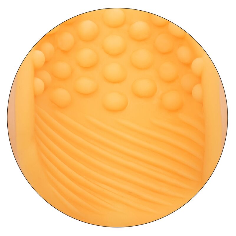 CALEXOTICS - BEADED GRIP MASTURBATOR ORANGE - Kink&Play