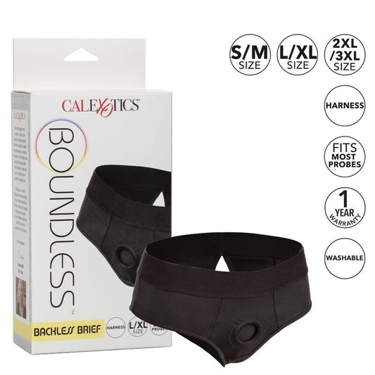 CALEXOTICS - BOUNDLESS BACKLESS BRIEF S/M - Kink&Play