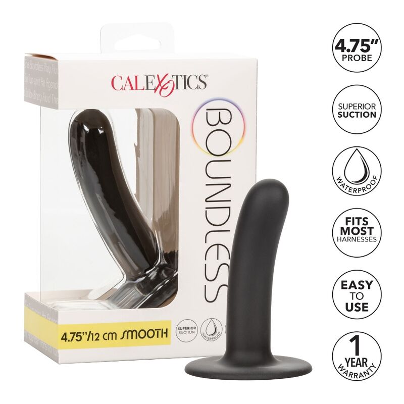 CALEXOTICS - BOUNDLESS DILDO 12 CM HARNESS COMPATIBLE SMOOTH - Kink&Play