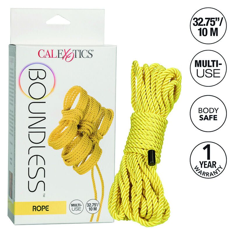 CALEXOTICS - BOUNDLESS ROPE 10M YELLOW - Kink&Play