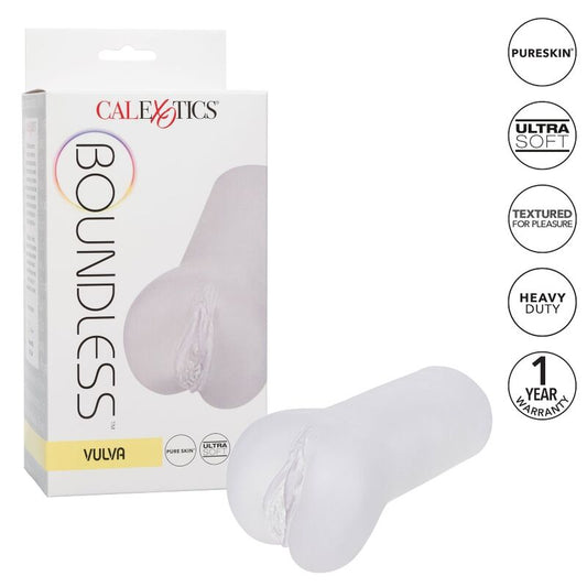 CALEXOTICS - BOUNDLESS VULVA STROKER TRANSPARENT - Kink&Play