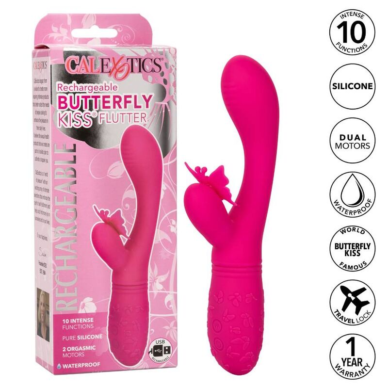 CALEXOTICS - BUTTERFLY KISS FLUTTER PINK - Kink&Play