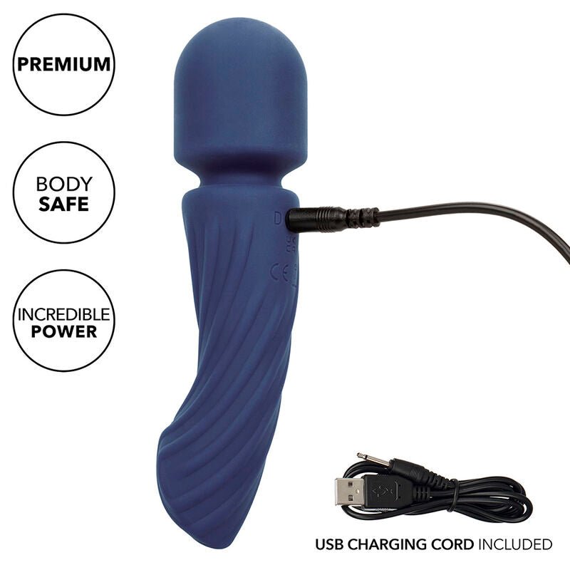 CALEXOTICS - CHARISMA ALLURE MASSAGER DUAL MOTORS 12 FUNCTIONS 17.25 CM X 4.5 CM PURPLE - Kink&Play