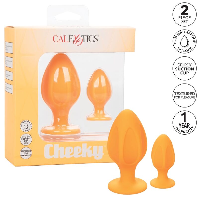 CALEXOTICS - CHEEKY BUTTPLUG ORANGE - Kink&Play