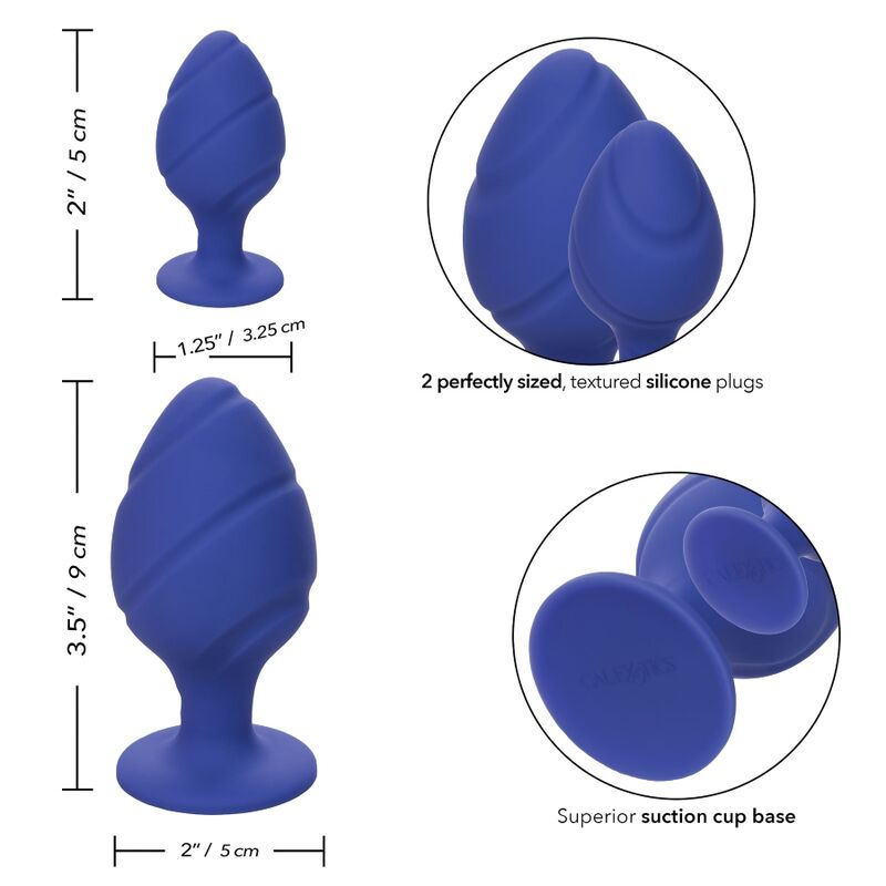 CALEXOTICS - CHEEKY BUTTPLUG PURPLE - Kink&Play