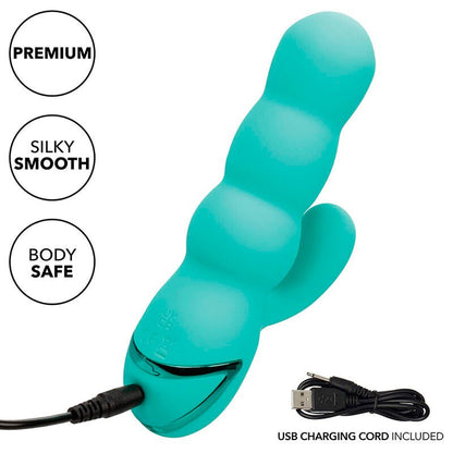 CALEXOTICS - DEL MAR DIVA VIBRATOR RABBIR AQUA GREEN BY CALIFORNIA DREAMING - Kink&Play