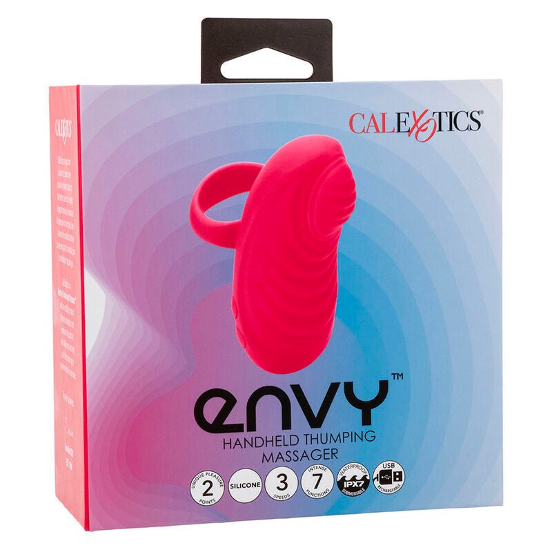 CALEXOTICS - ENVY HANDHELD ROLLING BALL MASSAGER 7 VIBRATIONS PINK - Kink&Play