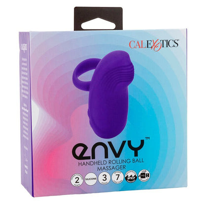 CALEXOTICS - ENVY HANDHELD ROLLING BALL MASSAGER 7 VIBRATIONS PURPLE - Kink&Play