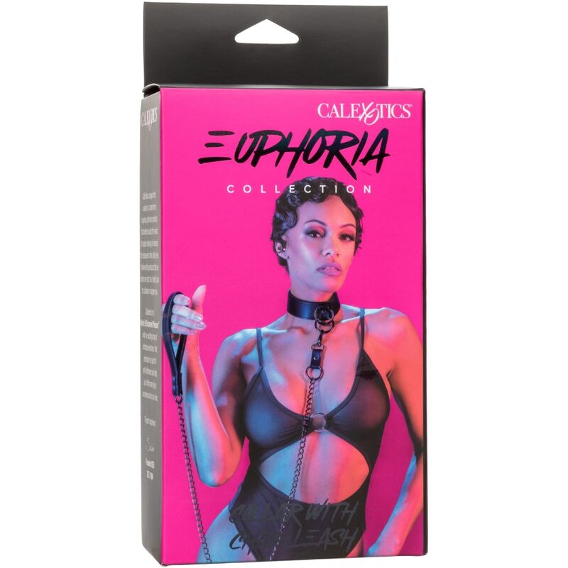 CALEXOTICS - EUPHORIA COLLAR WITH CHAIN LEASH - Kink&Play
