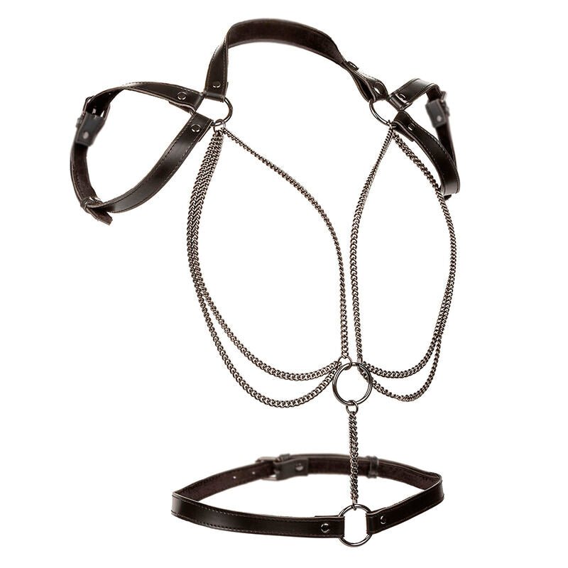 CALEXOTICS - EUPHORIA MULTICHAIN HALTER HARNESS PREMIUM PLUS SIZE - Kink&Play