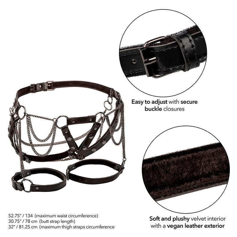 CALEXOTICS - EUPHORIA MULTICHAIN THIGH HARNESS PREMIUM PLUS SIZE - Kink&Play