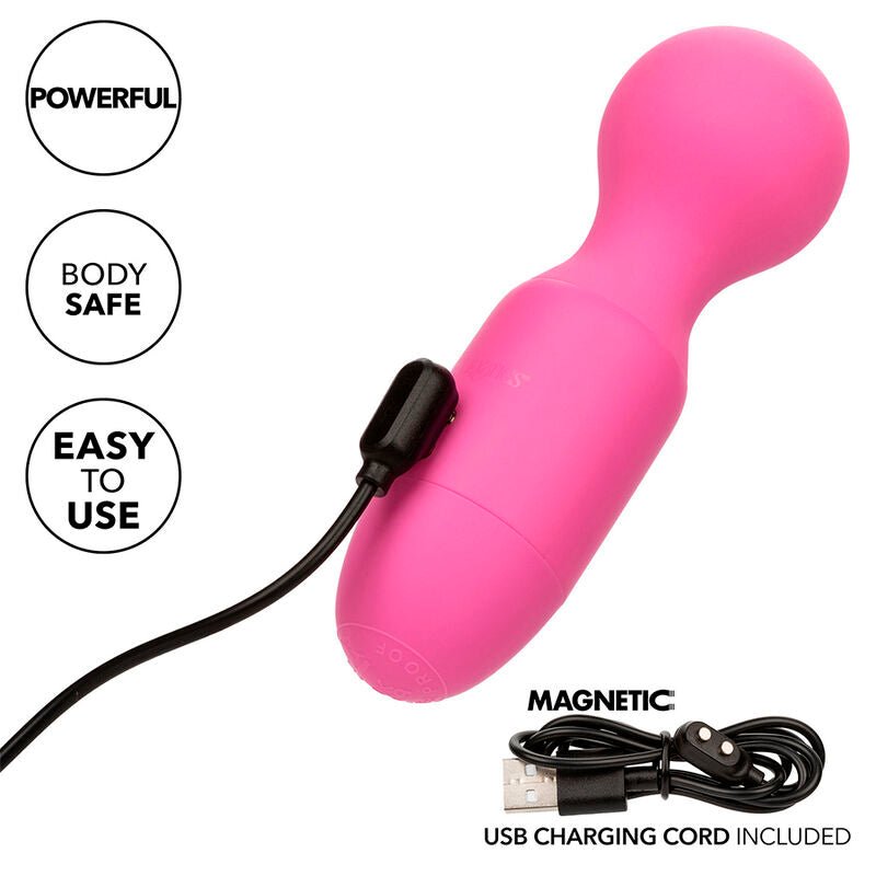 CALEXOTICS - FIRST TIME RECHARGEABLE MASSAGER 10 VIBRATIONS PINK - Kink&Play