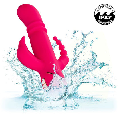 CALEXOTICS - JACK FANTASY TRIPLE HEATED VIBRATOR RABBIT PINK - Kink&Play