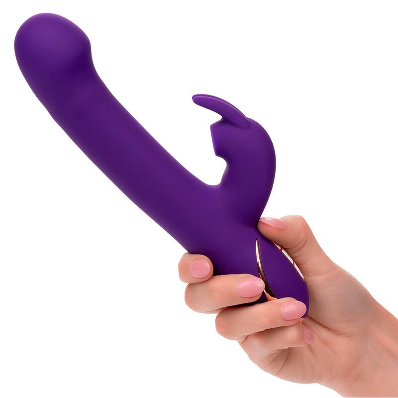 CALEXOTICS - JACK RABBIT VIBRATOR AND STIMULATOR 7 VIBRATION LEVELS AND STIMULATING WAVES BLUE - Kink&Play