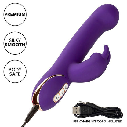 CALEXOTICS - JACK RABBIT VIBRATOR AND STIMULATOR 7 VIBRATION LEVELS AND STIMULATING WAVES BLUE - Kink&Play