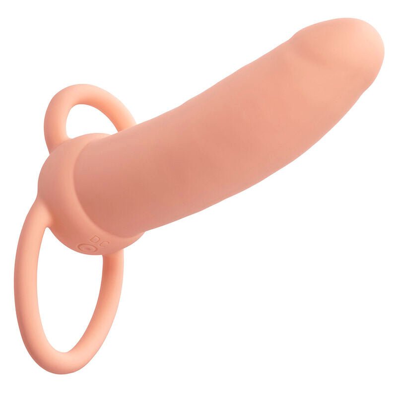 CALEXOTICS - MAXX THICK DUAL PENETRATOR 10 VIBRATIONS FLESH - Kink&Play