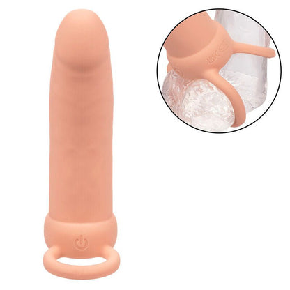 CALEXOTICS - MAXX THICK DUAL PENETRATOR 10 VIBRATIONS FLESH - Kink&Play