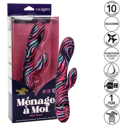 CALEXOTICS - MENAGE A MOI DUAL WAND VIBRATOR - Kink&Play