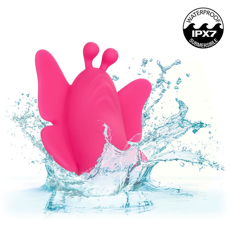 CALEXOTICS - NEON VIBES THE FLUTTER VIBE STIMULATOR 10 VIBRATIONS PINK - Kink&Play