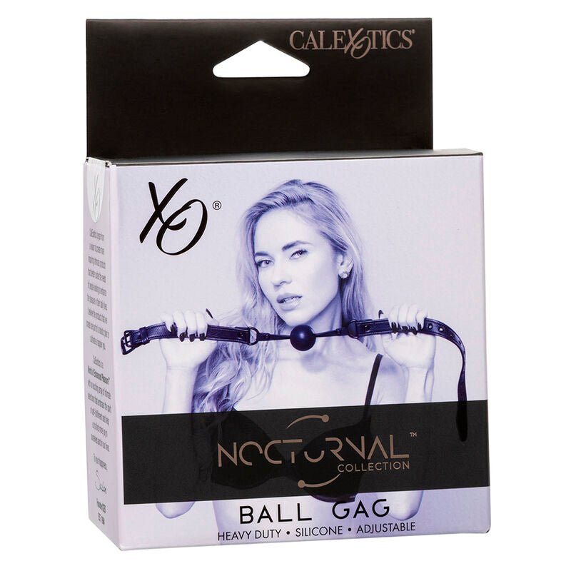 CALEXOTICS - NOCTURNAL BALL GAG SILICONE BLACK - Kink&Play