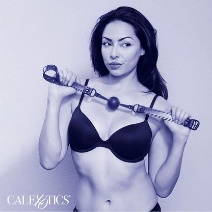 CALEXOTICS - NOCTURNAL BALL GAG SILICONE BLACK - Kink&Play