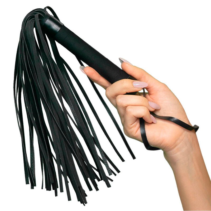 CALEXOTICS - NOCTURNAL FLOGGER LEATHER BLACK - Kink&Play