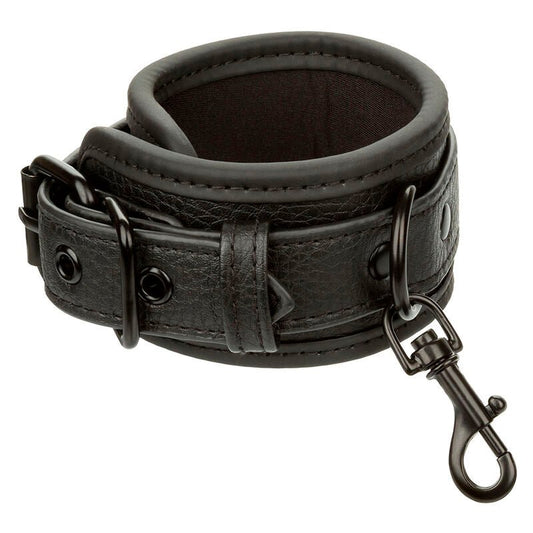 CALEXOTICS - NOCTURNAL LEATHER WRIST CUFFS ADJUSTABLE BLACK - Kink&Play