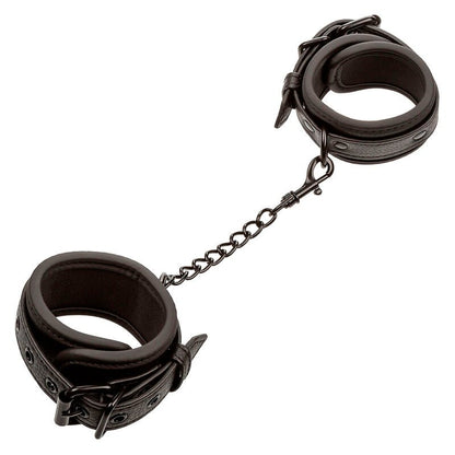 CALEXOTICS - NOCTURNAL LEATHER WRIST CUFFS ADJUSTABLE BLACK - Kink&Play
