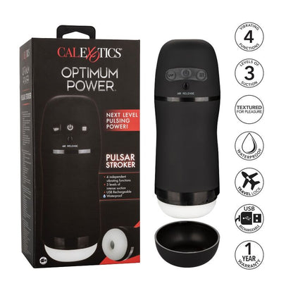 CALEXOTICS - OPTIMUM POWER MASTURBATOR WITH VIBRATION AND STIMULATING WAVES - Kink&Play