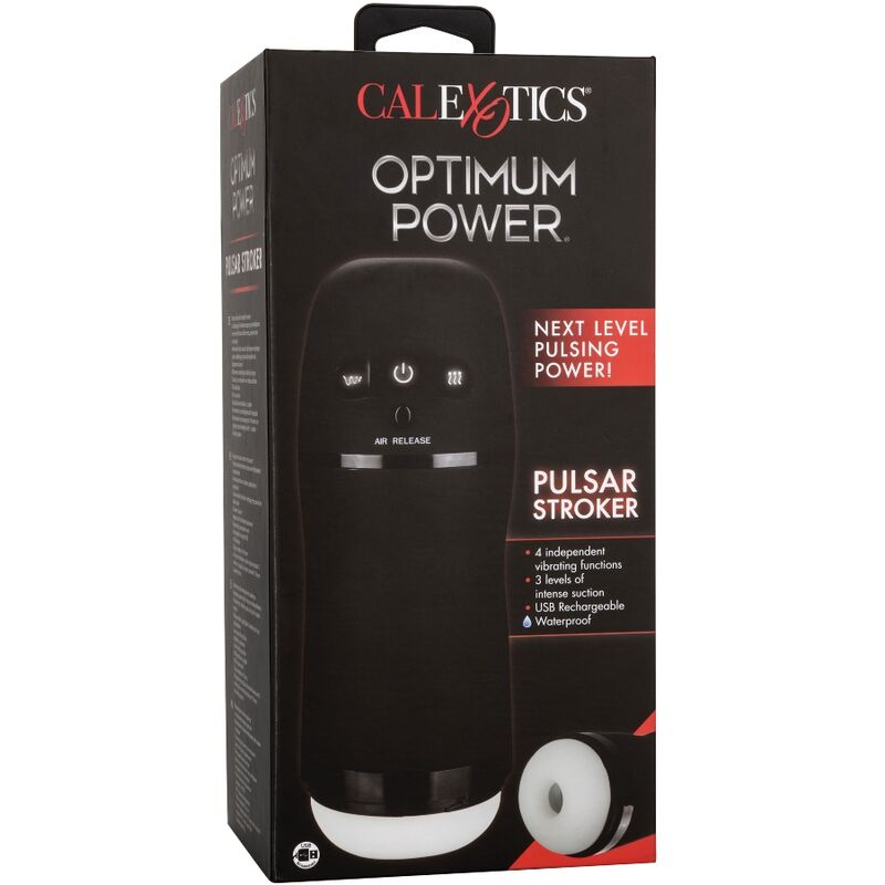 CALEXOTICS - OPTIMUM POWER MASTURBATOR WITH VIBRATION AND STIMULATING WAVES - Kink&Play