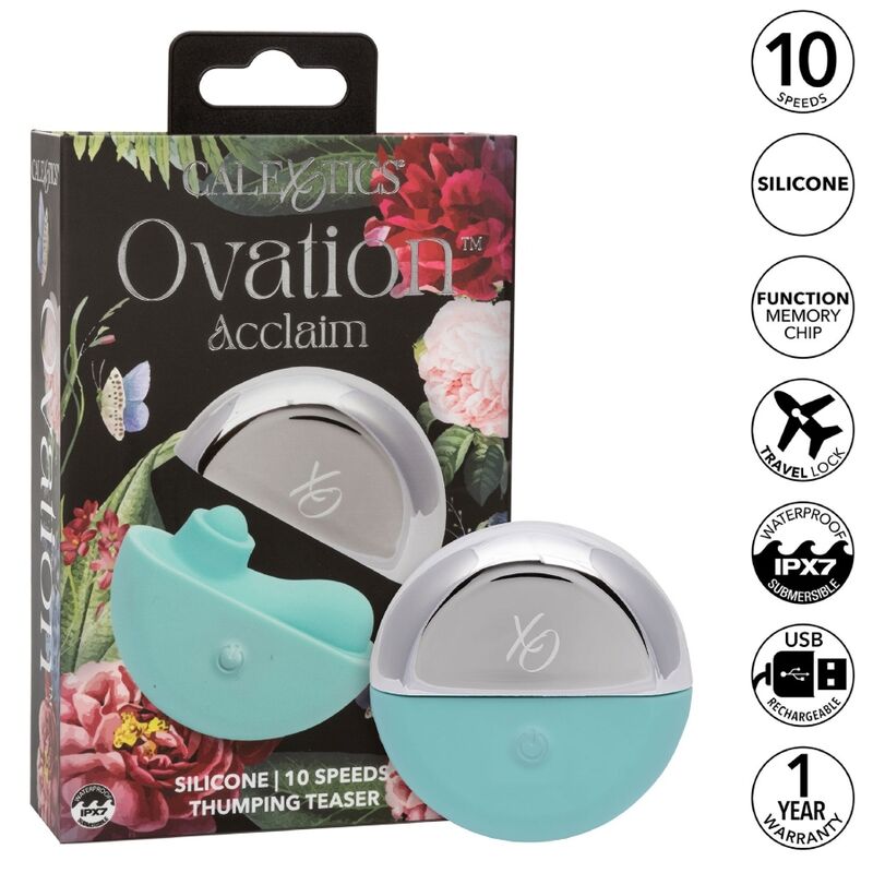CALEXOTICS - OVATION ACCLAIM STIMULATOR AQUA GREEN - Kink&Play