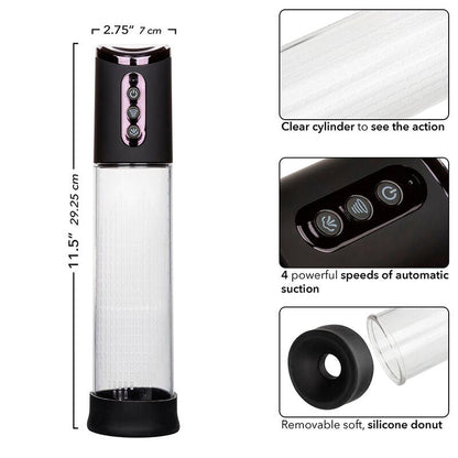 CALEXOTICS - PEAK STIMULATING WAVE PUMP 4 SPEED BLACK - Kink&Play