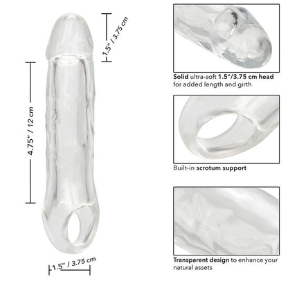 CALEXOTICS - PERFORMANCE MAXX CLEAR EXTENSION 6,5 TRANSPARENT - Kink&Play