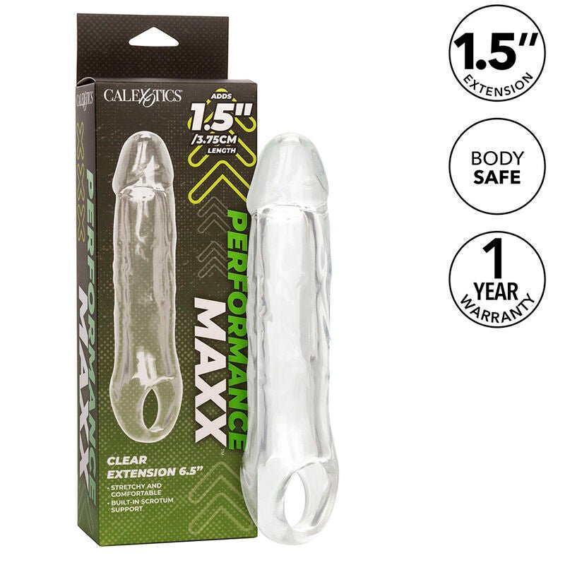 CALEXOTICS - PERFORMANCE MAXX CLEAR EXTENSION 6,5 TRANSPARENT - Kink&Play