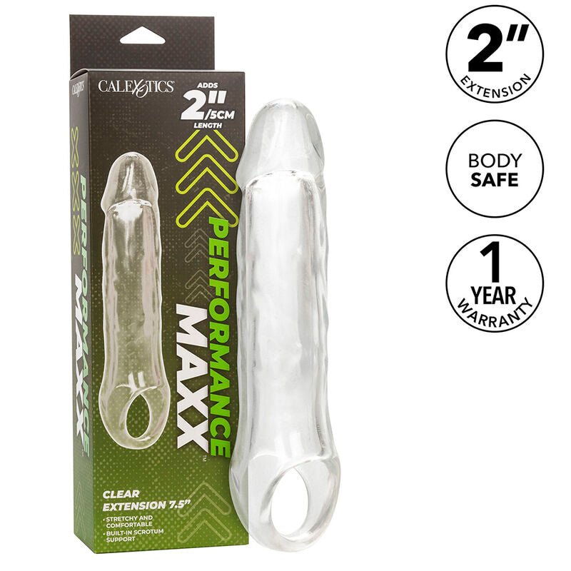 CALEXOTICS - PERFORMANCE MAXX CLEAR EXTENSION 7,5 TRANSPARENT - Kink&Play