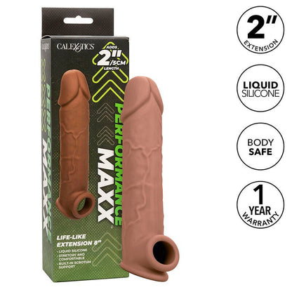 CALEXOTICS - PERFORMANCE MAXX LIFE - LIKE EXTENSION 8 BROWN SKIN - Kink&Play