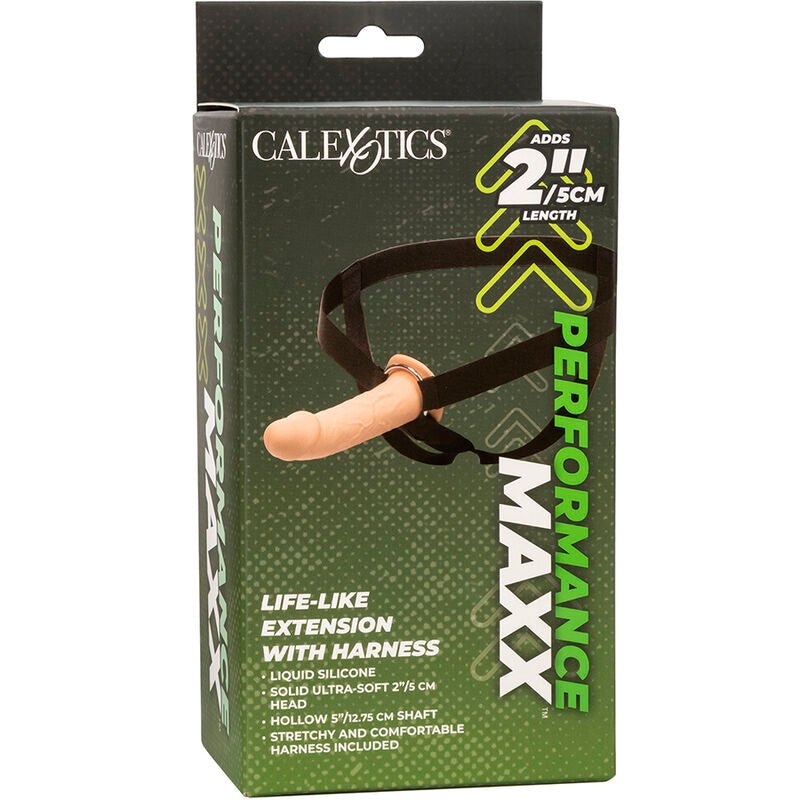 CALEXOTICS - PERFORMANCE MAXX LIFE - LIKE EXTENSION WITH HARNESS LIGHT SKIN - Kink&Play