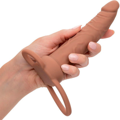 CALEXOTICS - PERFORMANCE MAXX RECHARGABLE DUAL PENETRATOR BROWN SKIN - Kink&Play