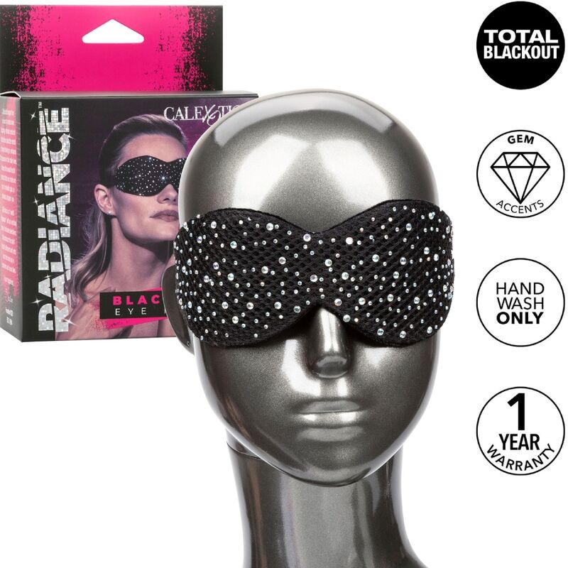 CALEXOTICS - RADIANCE BLACKOUT RHINE EYE MASK - Kink&Play