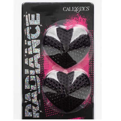 CALEXOTICS - RADIANCE HEART - SHAPED JEWEL NIPPLE SHIELDS - Kink&Play