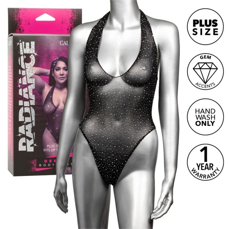 CALEXOTICS - RADIANCE SHOULDER SHRUG RHINE PLUS SIZE - Kink&Play