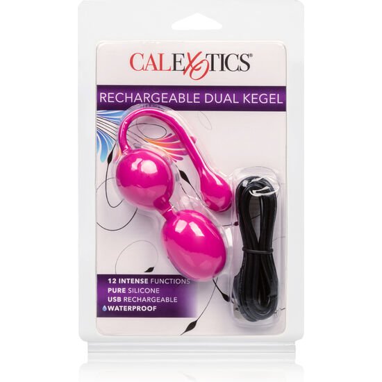 CALEXOTICS - RECHARGEABLE DUAL KEGEL PINK - Kink&Play