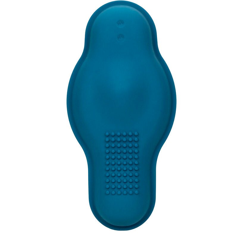 CALEXOTICS - RIDER MASSAGER DOUBLE MOTOR REMOTE CONTROL BLUE - Kink&Play