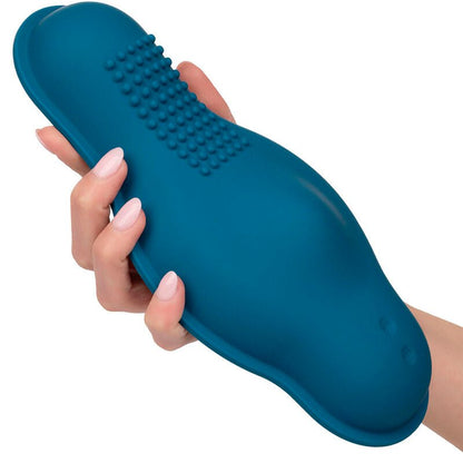 CALEXOTICS - RIDER MASSAGER DOUBLE MOTOR REMOTE CONTROL BLUE - Kink&Play
