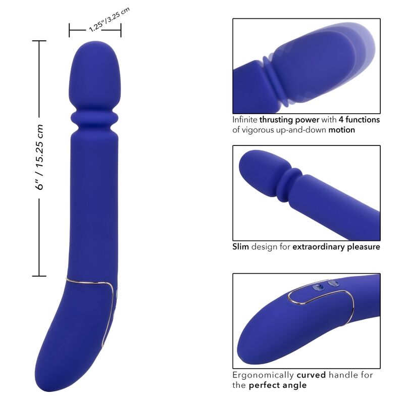 CALEXOTICS - SHAMELESS SLIM THUMPER - BLUE - Kink&Play