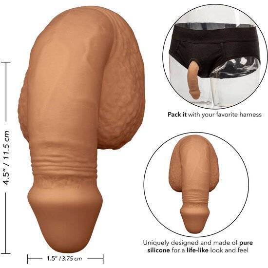 CALEXOTICS - SILICONE PACKING PENIS 12.75 CM CARAMEL - Kink&Play